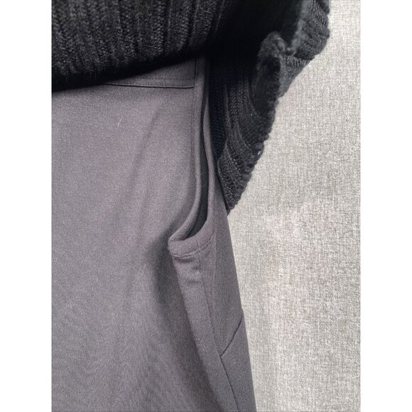 Calvin Klein Women's Sheath Style Dress Size L Black Sleeveless Sweater Collar - Picture 12 of 13